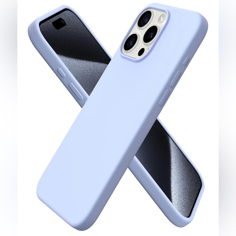Amazon | ORNARTO iPhone 15 Pro Max Case in Baby Blue